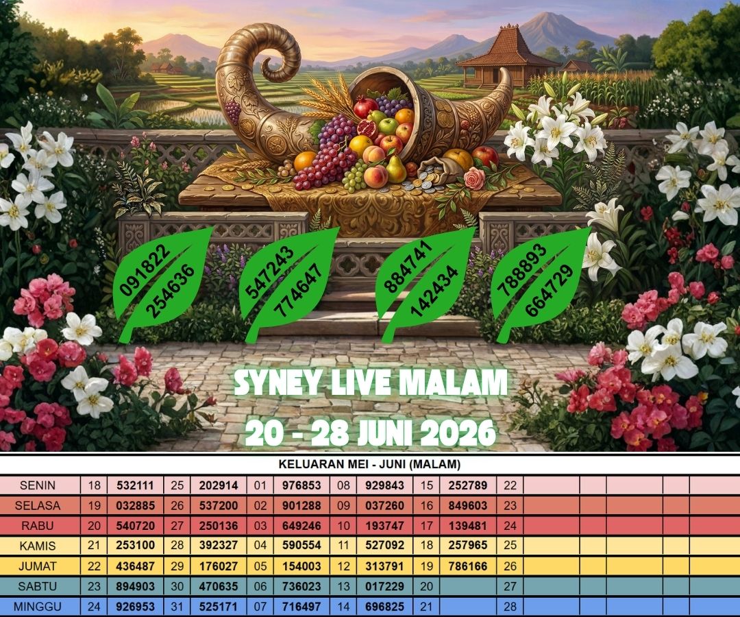 SYDNEY LIVE MALAM 20 - 28 JUNI 2026