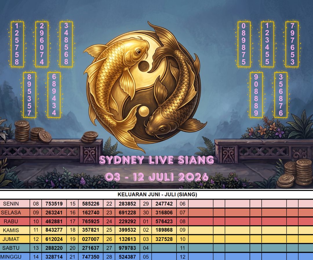 SYDNEY LIVE SIANG 03 - 12 JULI 2026